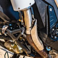 Escape compatible con Honda X-Adv 750 2016-2020, Powercone Evo, Escape legal, homologado, silenciador con db killer desmontable y tubo de conexión específico 