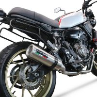 Escape compatible con Yamaha Xsr 700 2017-2020, M3 Inox , Escape completo, no legal para países de la UE, con db killer extraíble 