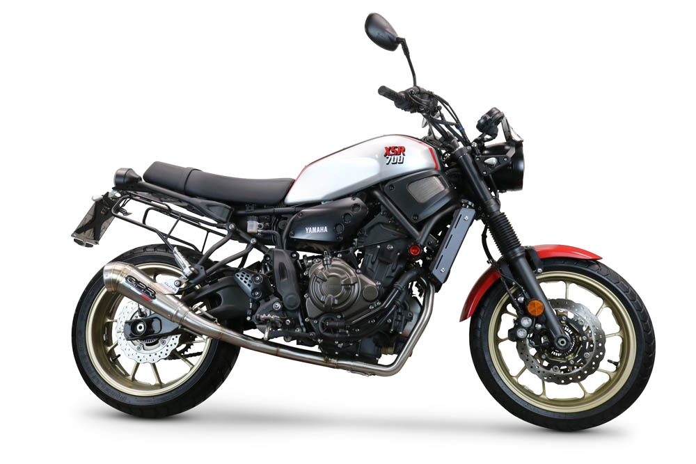 Escape compatible con Yamaha Xsr 700 2021-2024, Powercone Evo, Escape completo, no legal para países de la UE, con db killer extraíble 