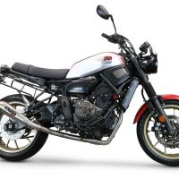 Escape compatible con Yamaha Xsr 700 2021-2024, Powercone Evo, Escape completo, no legal para países de la UE, con db killer extraíble 
