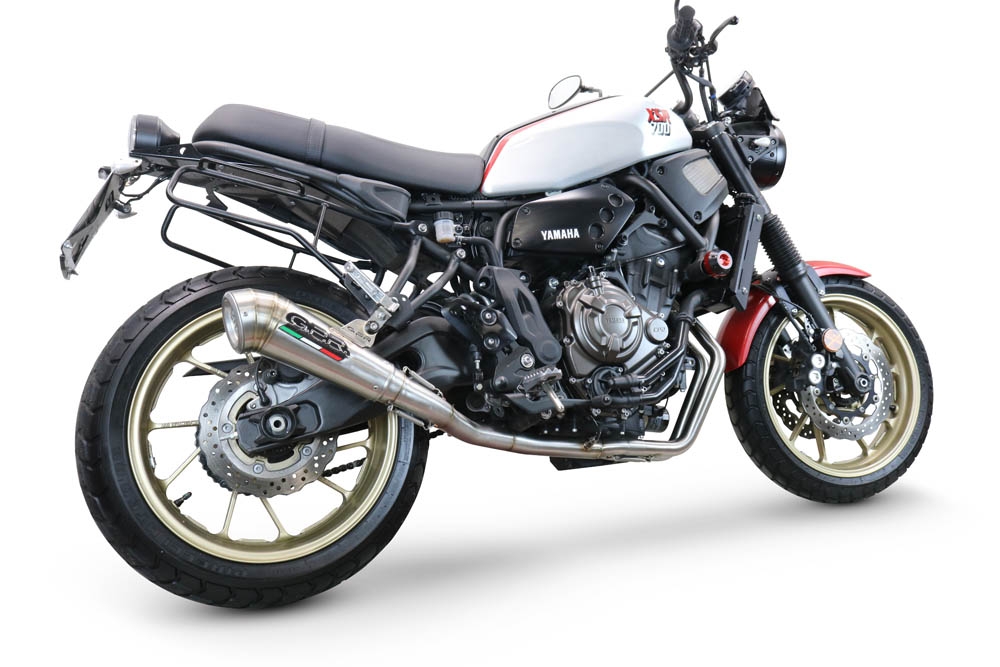 Escape compatible con Yamaha Xsr 700 2021-2024, Powercone Evo, Escape completo, no legal para países de la UE, con db killer extraíble 