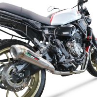 Escape compatible con Yamaha Xsr 700 2021-2024, Powercone Evo, Escape completo, no legal para países de la UE, con db killer extraíble 