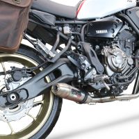 Escape compatible con Yamaha Xsr 700 2021-2024, Deeptone Inox, Escape completo, no legal para países de la UE, con db killer extraíble 