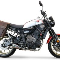 Escape compatible con Yamaha Xsr 700 2021-2024, M3 Inox , Escape completo, no legal para países de la UE, con db killer extraíble 
