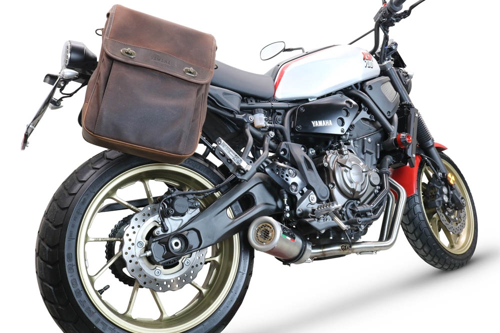 Escape compatible con Yamaha Xsr 700 2021-2024, M3 Inox , Escape completo, no legal para países de la UE, con db killer extraíble 