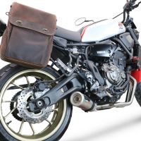 Escape compatible con Yamaha Xsr 700 2021-2024, M3 Inox , Escape completo, no legal para países de la UE, con db killer extraíble 