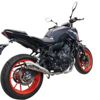Escape compatible con Yamaha Mt-07 2021-2024, Powercone Evo, Escape completo, no legal para países de la UE, con db killer extraíble 
