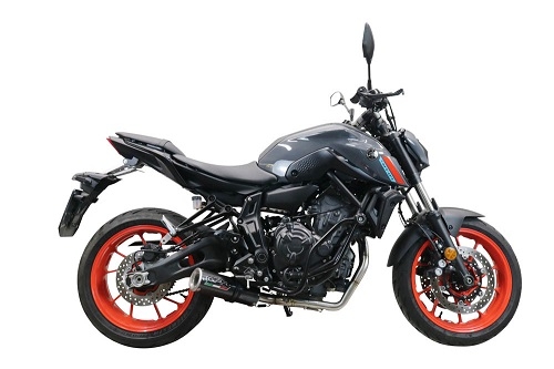 Escape compatible con Yamaha R7 2021-2025, M3 Black Titanium, Escape completo, no legal para países de la UE, con db killer extraíble 