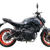 Escape compatible con Yamaha R7 2021-2025, M3 Black Titanium, Escape completo, no legal para países de la UE, con db killer extraíble 
