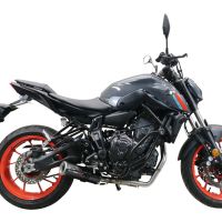 Escape compatible con Yamaha Mt-07 2021-2024, M3 Poppy , Escape completo, no legal para países de la UE, con db killer extraíble 