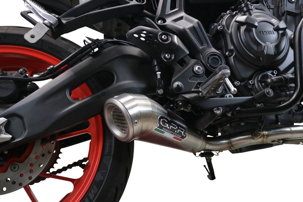 Escape compatible con Yamaha Xsr 700 2021-2024, Powercone Evo, Escape completo, no legal para países de la UE, con db killer extraíble 