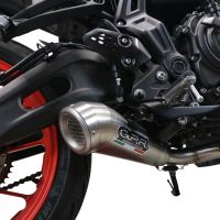 Escape compatible con Yamaha Xsr 700 2021-2024, Powercone Evo, Escape completo, no legal para países de la UE, con db killer extraíble 