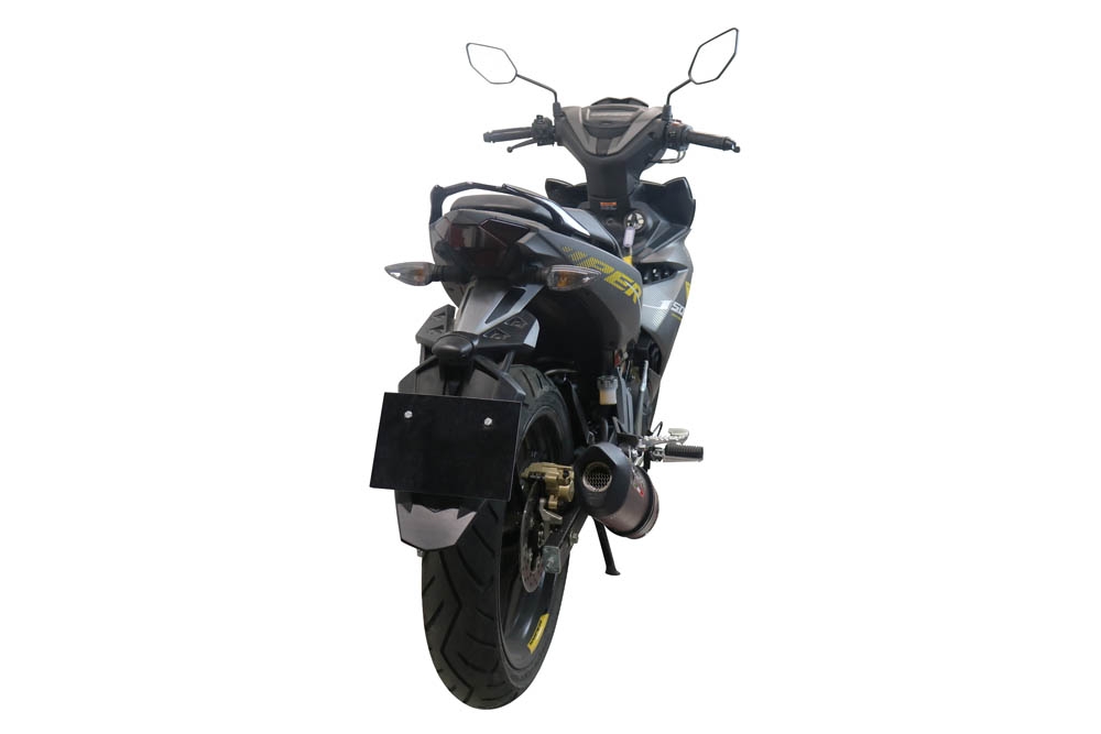 Escape compatible con Yamaha Sniper 150 2021-2022, Furore Nero, Escape completo racing, incluyendo colector y db killer desmontable, sin homologación 