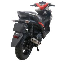 Escape compatible con Yamaha Aerox 155 2021-2022, Deeptone Inox, Escape completo racing, incluyendo colector y db killer desmontable, sin homologación 