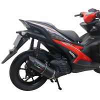 Escape compatible con Yamaha Aerox 155 VVA 2021-2023, Furore Nero, Escape completo racing, incluyendo colector y db killer desmontable, sin homologación 