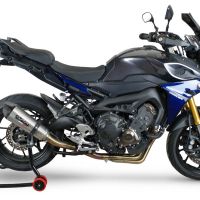 Escape compatible con Yamaha Mt-09 2021-2023, Gpe Ann. titanium, Escape completo, no legal para países de la UE, con db killer extraíble 