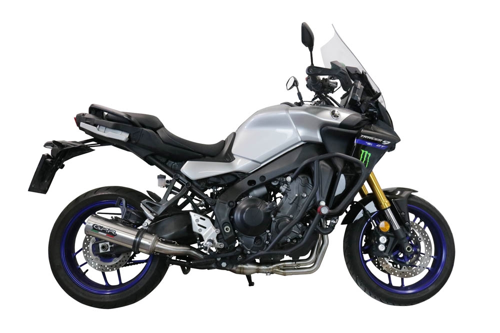 Escape compatible con Yamaha Tracer 9 2021-2024, M3 Inox , Escape completo homologado y legal,con catalizador incluido db killer extraíble 