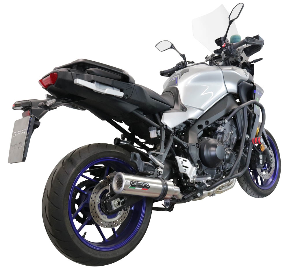 Escape compatible con Yamaha Tracer 9 2021-2024, M3 Inox , Escape completo homologado y legal,con catalizador incluido db killer extraíble 