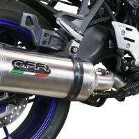 Escape compatible con Yamaha Tracer 9 2021-2024, Satinox , Escape completo homologado y legal,con catalizador incluido db killer extraíble 