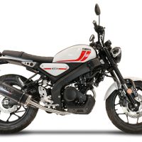 Escape compatible con Yamaha XSR 125 2021-2025, Furore Poppy, Escape completo, no legal para países de la UE, con db killer extraíble 