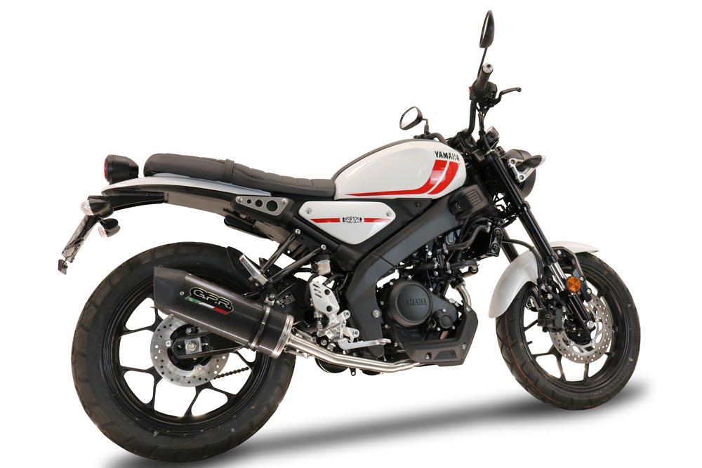 Escape compatible con Yamaha XSR 125 2021-2025, Furore Poppy, Escape completo, no legal para países de la UE, con db killer extraíble 