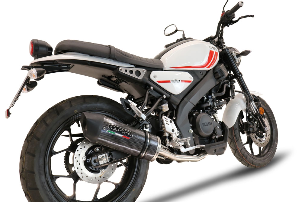 Escape compatible con Yamaha XSR 125 2021-2025, Furore Poppy, Escape completo, no legal para países de la UE, con db killer extraíble 