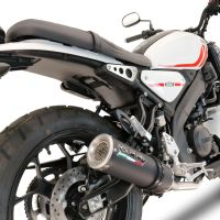 Escape compatible con Yamaha XSR 125 2021-2025, M3 Black Titanium, Escape completo, no legal para países de la UE, con db killer extraíble 