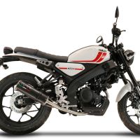 Escape compatible con Yamaha XSR 125 2021-2025, M3 Poppy , Escape completo, no legal para países de la UE, con db killer extraíble 