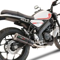 Escape compatible con Yamaha XSR 125 2021-2025, M3 Poppy , Escape completo, no legal para países de la UE, con db killer extraíble 