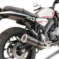 Escape compatible con Yamaha XSR 125 2021-2025, M3 Poppy , Escape completo, no legal para países de la UE, con db killer extraíble 