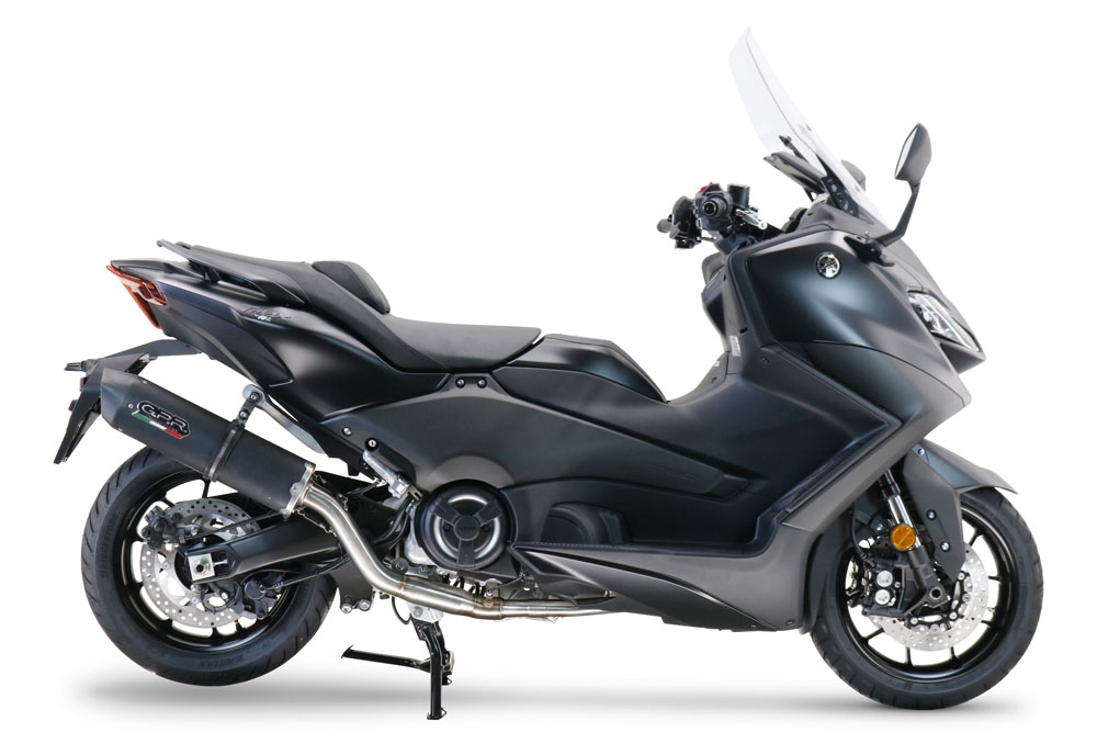 Escape compatible con Yamaha T-Max 560 2022-2024, Furore Nero, Escape completo, no legal para países de la UE, con db killer extraíble 