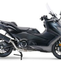 Escape compatible con Yamaha T-Max 560 2022-2024, Furore Nero, Escape completo, no legal para países de la UE, con db killer extraíble 