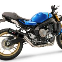 Escape compatible con Yamaha XSR900 2022-2024, M3 Black Titanium, Escape completo, no legal para países de la UE, con db killer extraíble 