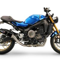 Escape compatible con Yamaha XSR900 2022-2024, M3 Black Titanium, Escape completo, no legal para países de la UE, con db killer extraíble 