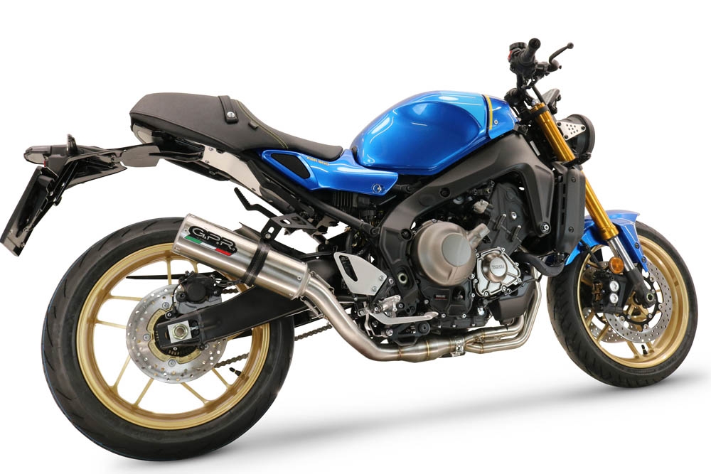 Escape compatible con Yamaha XSR900 2022-2024, M3 Inox , Escape completo, no legal para países de la UE, con db killer extraíble 