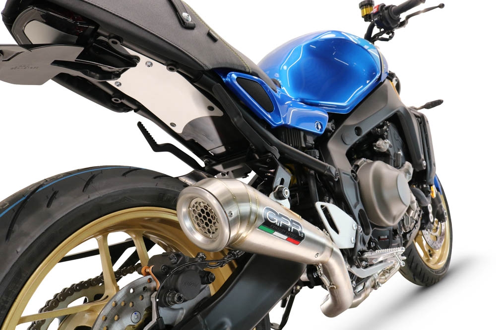 Escape compatible con Yamaha XSR900 2022-2024, Powercone Evo, Escape completo, no legal para países de la UE, con db killer extraíble 