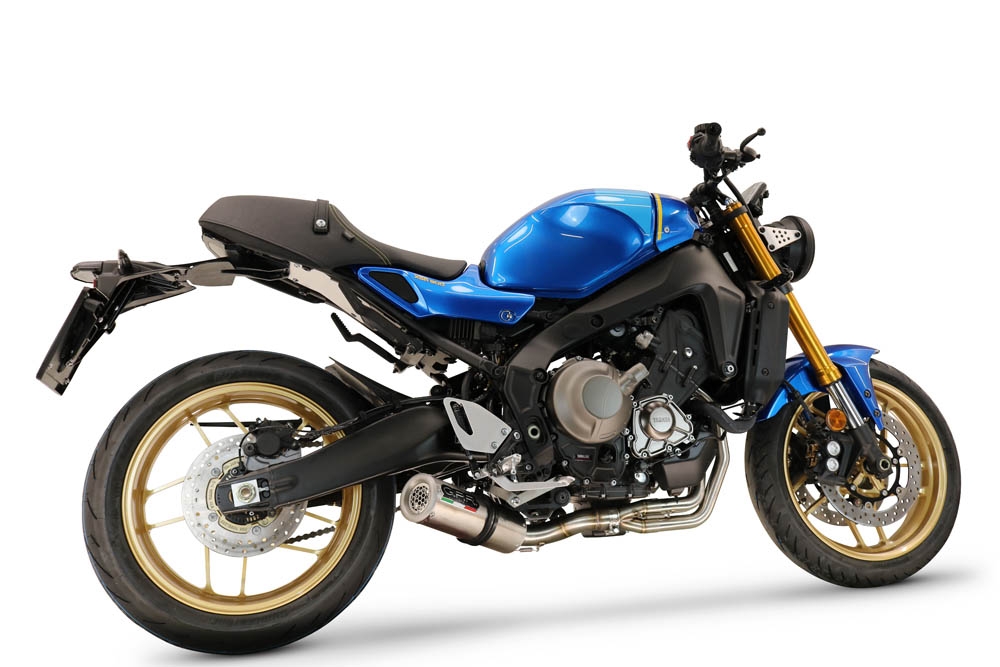 Escape compatible con Yamaha XSR900 2022-2024, M3 Inox , Escape completo, no legal para países de la UE, con db killer extraíble 