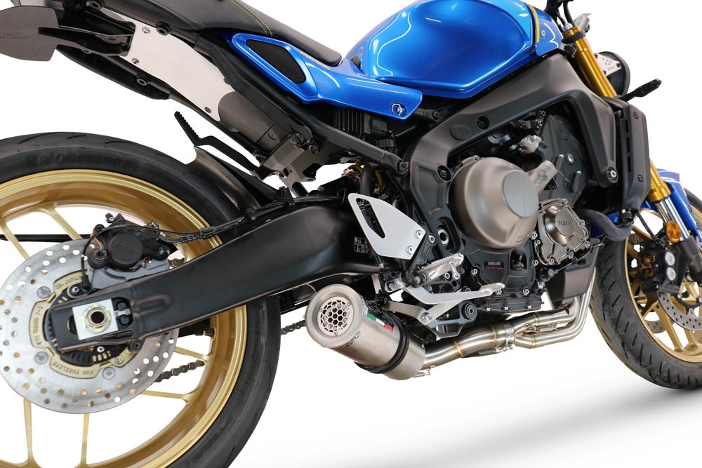 Escape compatible con Yamaha XSR900 2022-2024, M3 Inox , Escape completo, no legal para países de la UE, con db killer extraíble 