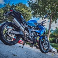 Escape compatible con Kawasaki Z 125 2021-2024, M3 Inox , Escape legal, homologado, silenciador con db killer desmontable y tubo de conexión específico 