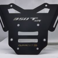 Baúl GPR TECH compatible con  Zontes 350 T2 ADV 2022/2024 e5 Baúl Alpi-Tech en aluminio color plata con placa específica incluida Capacidad Litros 45