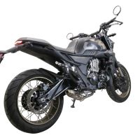 Escape compatible con Zontes 350 X1 2022-2024, Deeptone Inox, Escape completo, no legal para países de la UE, con db killer extraíble 