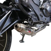 Escape compatible con Zontes 350 X1 2022-2024, Deeptone Inox, Escape completo, no legal para países de la UE, con db killer extraíble 