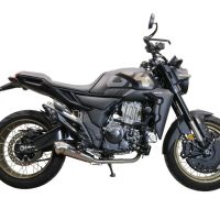 Escape compatible con Zontes 350 GK 2022-2024, Powercone Evo, Escape completo, no legal para países de la UE, con db killer extraíble 