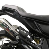 Escape compatible con Zontes 350 X1 2022-2024, Powercone Evo, Escape legal, homologado, silenciador con db killer desmontable y tubo de conexión específico 