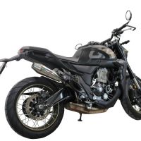 Escape compatible con Zontes 350 T2 ADV 2022-2024, Ultracone, Escape legal, homologado, silenciador con db killer desmontable y tubo de conexión específico 