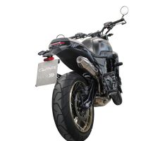 Escape compatible con Zontes 350 T2 ADV 2022-2024, Ultracone, Escape legal, homologado, silenciador con db killer desmontable y tubo de conexión específico 