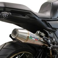 Escape compatible con Zontes 350 T2 ADV 2022-2024, Ultracone, Escape legal, homologado, silenciador con db killer desmontable y tubo de conexión específico 