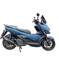 Escape compatible con Zontes M 125 2022-2024, Pentaroad Black, Escape completo, no legal para países de la UE, con db killer extraíble 