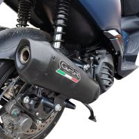 Escape compatible con Zontes M 125 2022-2024, Pentaroad Black, Escape completo, no legal para países de la UE, con db killer extraíble 