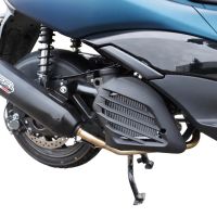 Escape compatible con Zontes M 125 2022-2024, Pentaroad Black, Escape completo, no legal para países de la UE, con db killer extraíble 